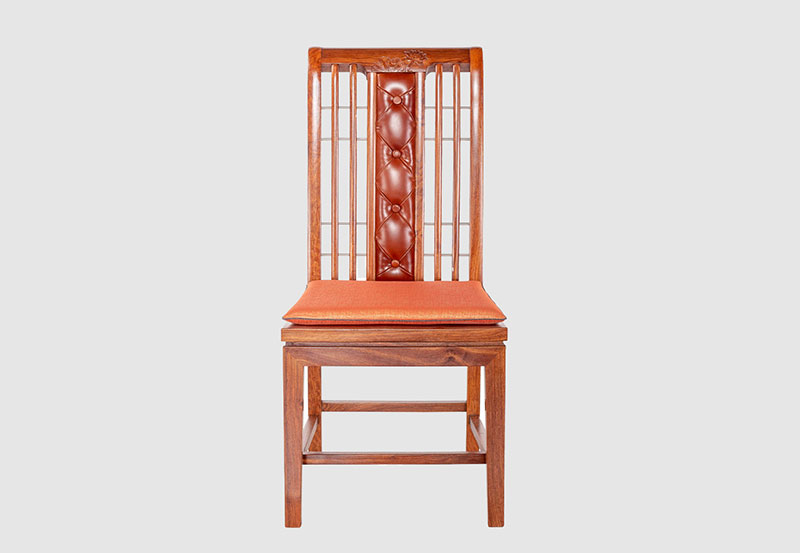 平利芙蓉榭中式实木餐椅效果图